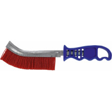 Tivoly Abrasive nylon wire brush with plastic handle