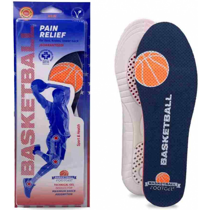 Footgel Insoles Footgel Basketball, size 43-47