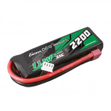 Gens Ace 35C 2200mAh 3S1P 11.1V Airsoft Gun Lipo Battery with T Plug