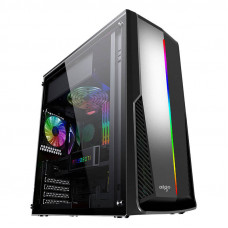 Darkflash Aigo RAINBOW 6 computer case (black)