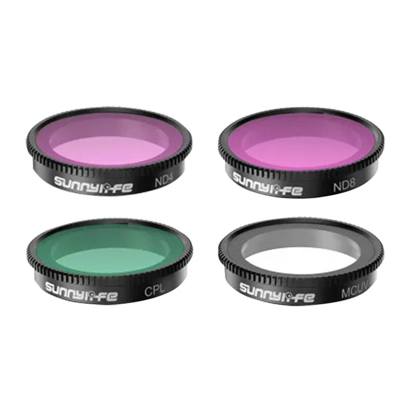 Sunnylife Set of 4 filters MCUV+CPL+ND4+ND8 Sunnylife for Insta360 GO 3/2