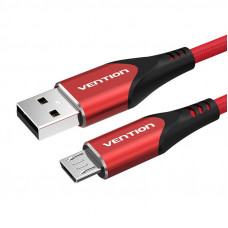 Vention Cable USB 2.0 to Micro USB Vention COARG 3A 1.5m (Red)