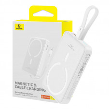 Baseus Powerbank Baseus Magnetic Mini 10000mAh, Lightning 20W MagSafe (white)