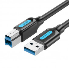 Vention USB 3.0 A to B print cable Vention COOBF 2A 1m Black PVC