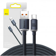 Baseus Crystal Shine cable USB to USB-C, 100W, 2m (black)