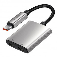 Mcdodo 2in1 Audio Adapter Mcdodo CA-5570 2in1 USB-C to 2x USB-C