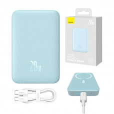 Baseus Powerbank Baseus Magnetic Mini 10000mAh, USB-C  20W MagSafe (blue)