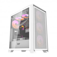 Darkflash Computer case Darkflash DRX70 MESH + 4 RGB fans (white)