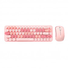 Mofii Wireless keyboard + mouse set MOFII Bean 2.4G (Pink)