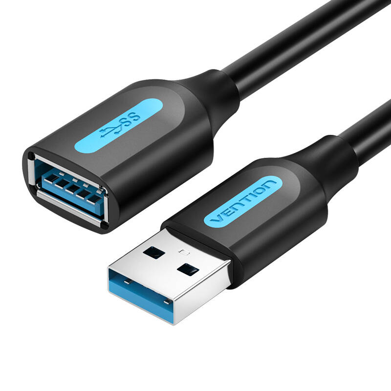 Vention Extension Cable USB 3.0 male to female Vention CBHBG 1,5m Black