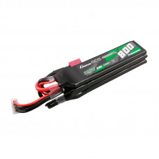 Gens Ace 25C 800mAh 3S1P 11.1V NUNCHUCK 3X Airsoft Gun Lipo Battery with Deans(T) Plug