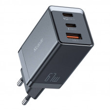 Mcdodo CH-1541 GaN wall charger, 2x USB-C, 1x USB, 67W (black)