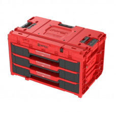 Qbrick ONE instrumentu kaste ar 3 atvilktnēm 2.0 RED