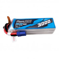 Gens Ace G-Tech 3000mAh 22.2V 60C 6S1P Lipo Battery Pack with EC5 plug