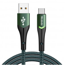 Mcdodo USB to USB-C Mcdodo Magnificence CA-7961 LED cable, 1m (green)