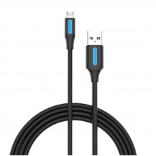 Vention Cable USB 2.0 A to Micro USB Vention COLBC 3A 0,25m black