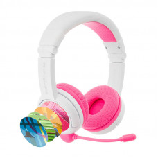 Buddyphones Wireless headphones for kids BuddyPhones School+ (Pink)