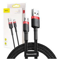 Baseus Cafule Micro USB Cable 2A 3m (Black+Red)