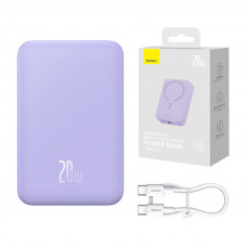 Baseus Powerbank Baseus Magnetic Mini 20000mAh, USB-C  20W MagSafe (purple)