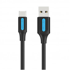 Vention Cable USB-A 2.0 to USB-C Vention COKBD 3A 0,5m (black)