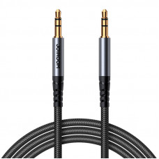 Joyroom SY-A09 AUX cable 3.5mm mini jack to 3.5mm mini jack, braided, 1.2m (black)