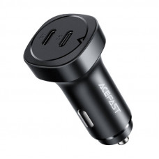 Acefast Car Charger Acefast B2, 72W, 2x USB-C (black)