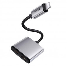 Mcdodo 2in1 Audio Adapter Mcdodo CA-5540 2in1 Lightning to Lightning + DC 3.5mm