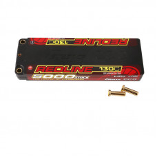 Gens Ace Redline Series 5000mAh 7.4V 130C 2S1P HardCase 56# HV Lipo Battery