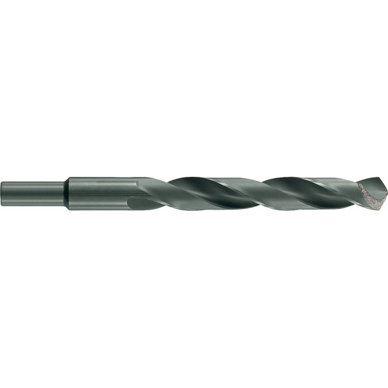 Tivoly HSS fully ground metal drill Ø22,0 mm. Reduced shank 12 mm. Split point 118°