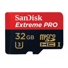 Sandisk  Memory card SanDisk Extreme Pro microSDHC 32GB 100/90 MB/s A1 C10 V30 (SDSQXCG-032G-GN6MA)