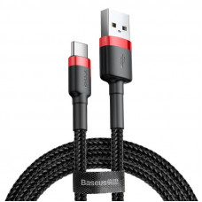 Baseus Cafule cable USB-C 3A 0.5m (Red+Black)