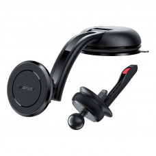 Acefast Suction Car Phone Mount Acefast D7, magnetic (black)