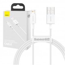 Baseus Kabelis USB2.0 A spraudnis - IP Lightning spraudnis 1.0m balts Superior series BASEUS