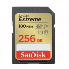 Sandisk  Memory card SANDISK EXTREME SDXC 256 GB 180/130 MB/s UHS-I U3 (SDSDXVV-256G-GNCIN)