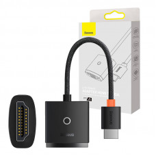 Baseus Lite Series HDMI to VGA adapter with audio (black)
