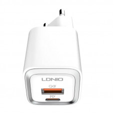 Ldnio MFi wall charger LDNIO A2318M, USB-C+USB, USB-C to Lightning 20W