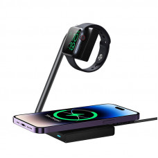 Joyroom 2in1 Magnetic Wireless Charger Joyroom JR-WQN05 15W (Black)