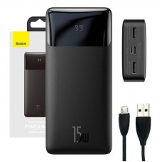 Baseus Powerbank Baseus Bipow 20000mAh, 2xUSB, USB-C, 15W (black)