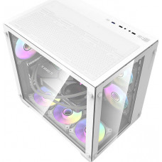 Darkflash Computer case Darkflash C285 with logo (White)