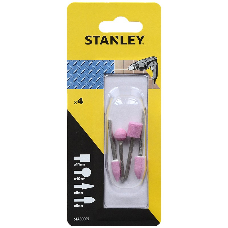 Stanley Uzgaļu kot.mplekts slīpēšanai 5 gab. 3 mm