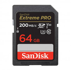 Sandisk  Memory card SANDISK EXTREME PRO SDXC 64GB 200/90 MB/s UHS-I U3 (SDSDXXU-064G-GN4IN)