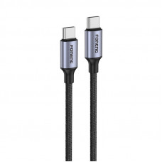 Foneng  Cable USB-C to USB-C Foneng X95 1.2m 60W (gray)