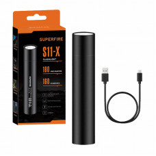 Superfire Mini flashlight Supfire S11-X, 700lm, USB