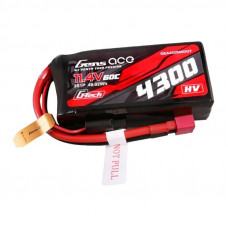 Gens Ace G-Tech 4300mAh 3S1P 11.4V 60C Lipo Battery with T-plug