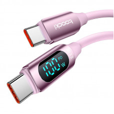 Toocki Cable USB-C to USB-C Toocki TXCTT1- XX04-B2, 2m, FC 100W (pink)