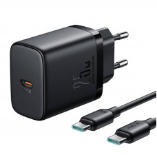 Joyroom Charger Joyroom JR-TCF11, 25W + Cable C-C 1m (Black)