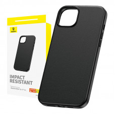 Baseus Phone Case for iPhone 15 Baseus Fauxther Series (Black)