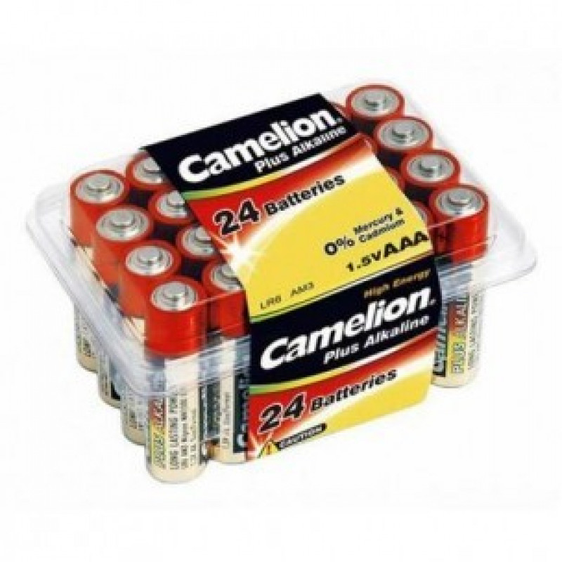 Camelion Alkaline baterijas AAA LR03 24 gab.