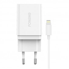 Foneng  Fast charger Foneng K300 1x USB 3A + USB Lightning cable