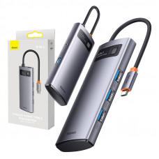 Baseus Hub 4in1 Baseus Metal Gleam Series, USB-C to 4x USB 3.0